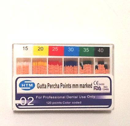 Գուտապերչային շտիֆտ Color Coded T0.02 ML (120հատ)