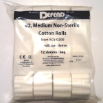 Medium non-sterile cotton rolls