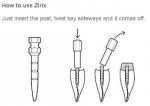 Zirix is a ceramic post system in a remarkable material Zirix is a ceramic post system in a remarkable material